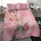 Personalized Pink Galah Fight for Hope and Healing Bedding Set Australia’s Breast Cancer Awareness - Aussie Hoodie