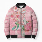 Personalized Pink Galah Fight for Hope and Healing Bomber Puffer Jacket Australia’s Breast Cancer Awareness - Aussie Hoodie
