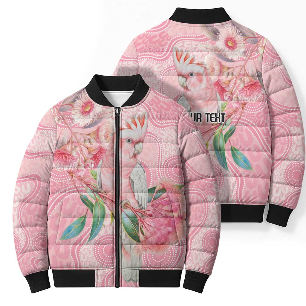 Personalized Pink Galah Fight for Hope and Healing Bomber Puffer Jacket Australia’s Breast Cancer Awareness - Aussie Hoodie
