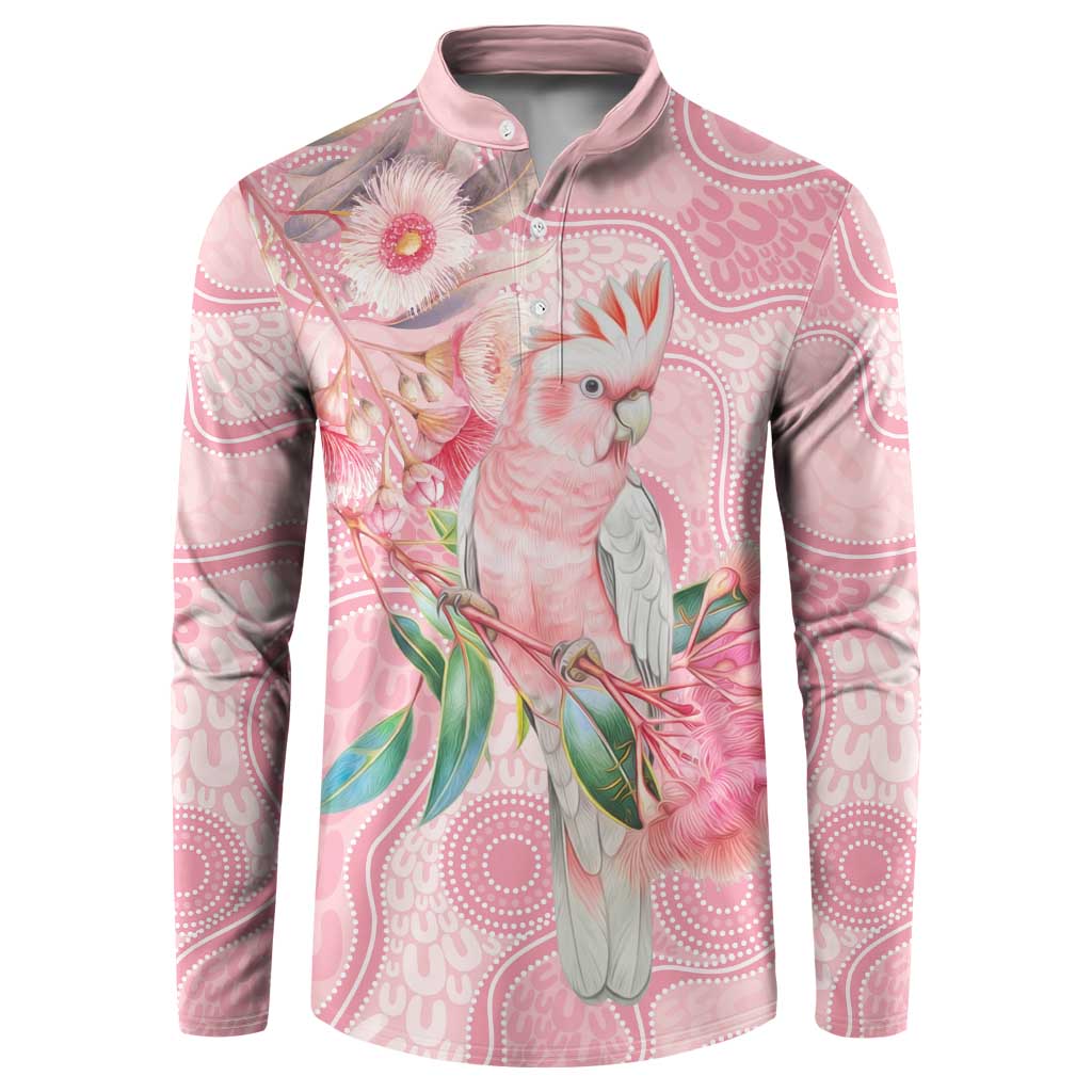 Personalized Pink Galah Fight for Hope and Healing Button Sweatshirt Australia’s Breast Cancer Awareness - Aussie Hoodie