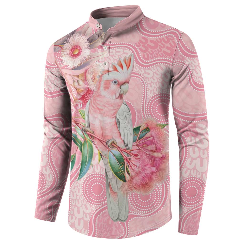Personalized Pink Galah Fight for Hope and Healing Button Sweatshirt Australia’s Breast Cancer Awareness - Aussie Hoodie