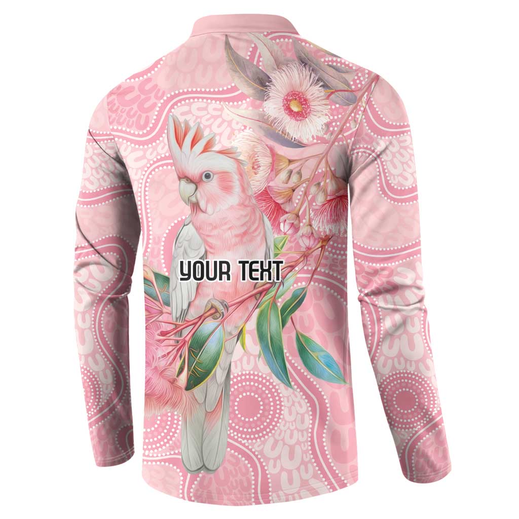Personalized Pink Galah Fight for Hope and Healing Button Sweatshirt Australia’s Breast Cancer Awareness - Aussie Hoodie