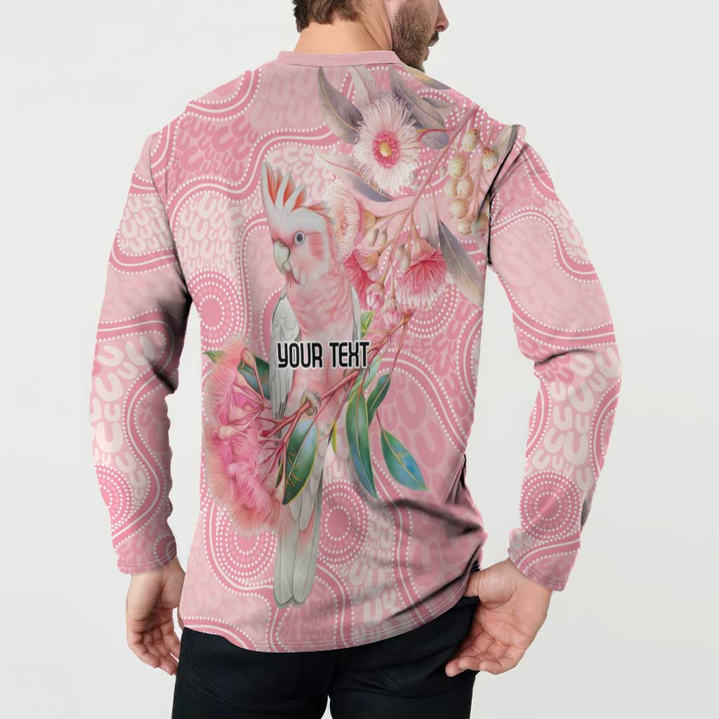 Personalized Pink Galah Fight for Hope and Healing Button Sweatshirt Australia’s Breast Cancer Awareness - Aussie Hoodie