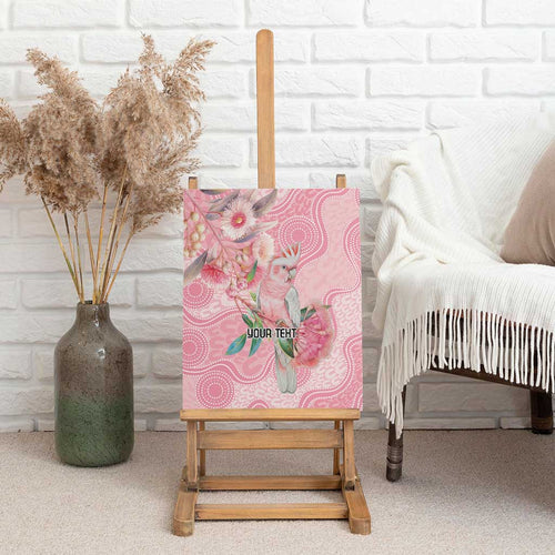 Personalized Pink Galah Fight for Hope and Healing Canvas Wall Art Australia’s Breast Cancer Awareness - Aussie Hoodie