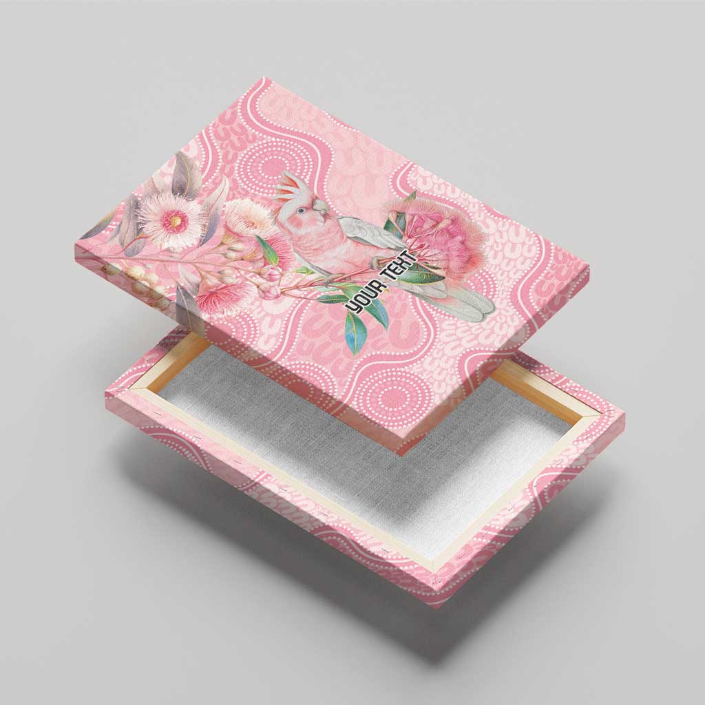 Personalized Pink Galah Fight for Hope and Healing Canvas Wall Art Australia’s Breast Cancer Awareness - Aussie Hoodie