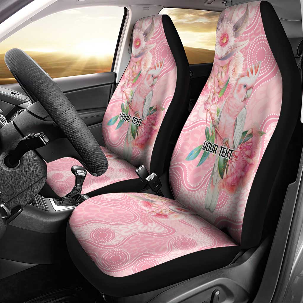 Personalized Pink Galah Fight for Hope and Healing Car Seat Cover Australia’s Breast Cancer Awareness - Aussie Hoodie