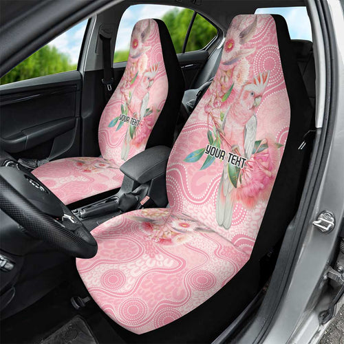 Personalized Pink Galah Fight for Hope and Healing Car Seat Cover Australia’s Breast Cancer Awareness - Aussie Hoodie