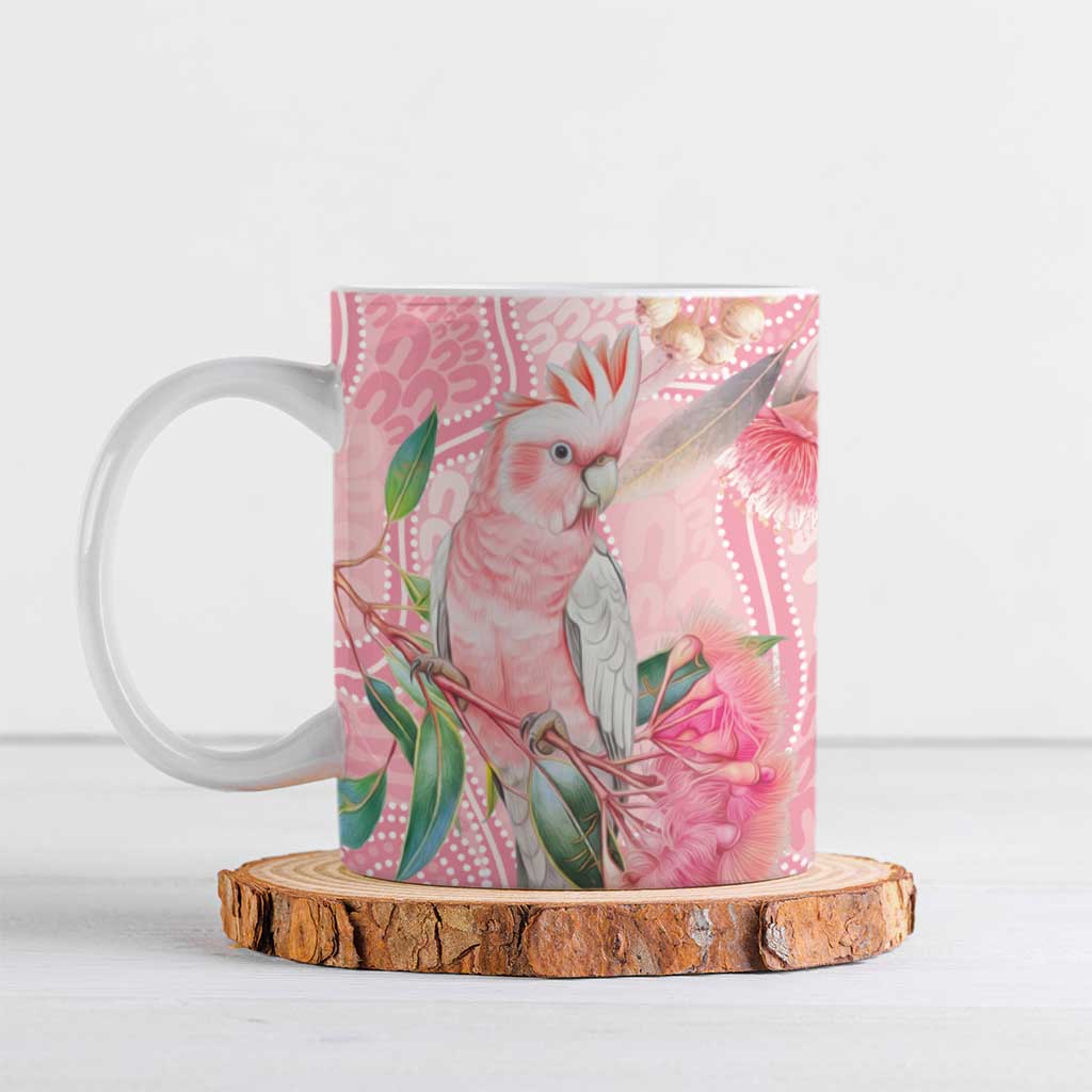 Personalized Pink Galah Fight for Hope and Healing Ceramic Mug Australia’s Breast Cancer Awareness - Aussie Hoodie