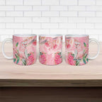 Personalized Pink Galah Fight for Hope and Healing Ceramic Mug Australia’s Breast Cancer Awareness - Aussie Hoodie