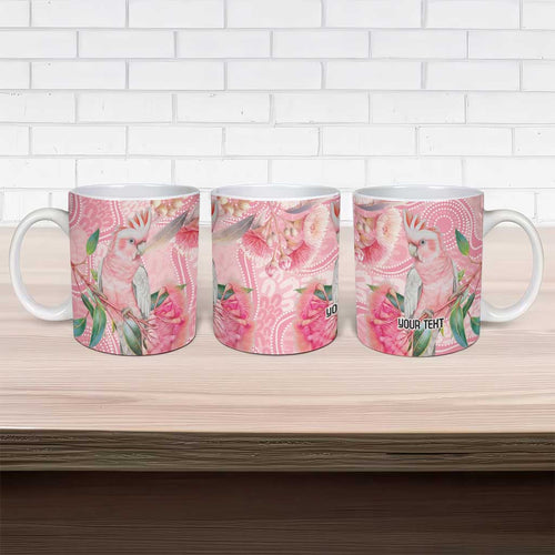 Personalized Pink Galah Fight for Hope and Healing Ceramic Mug Australia’s Breast Cancer Awareness - Aussie Hoodie