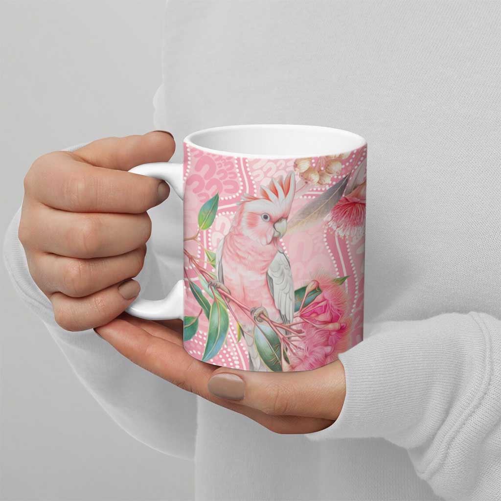 Personalized Pink Galah Fight for Hope and Healing Ceramic Mug Australia’s Breast Cancer Awareness - Aussie Hoodie