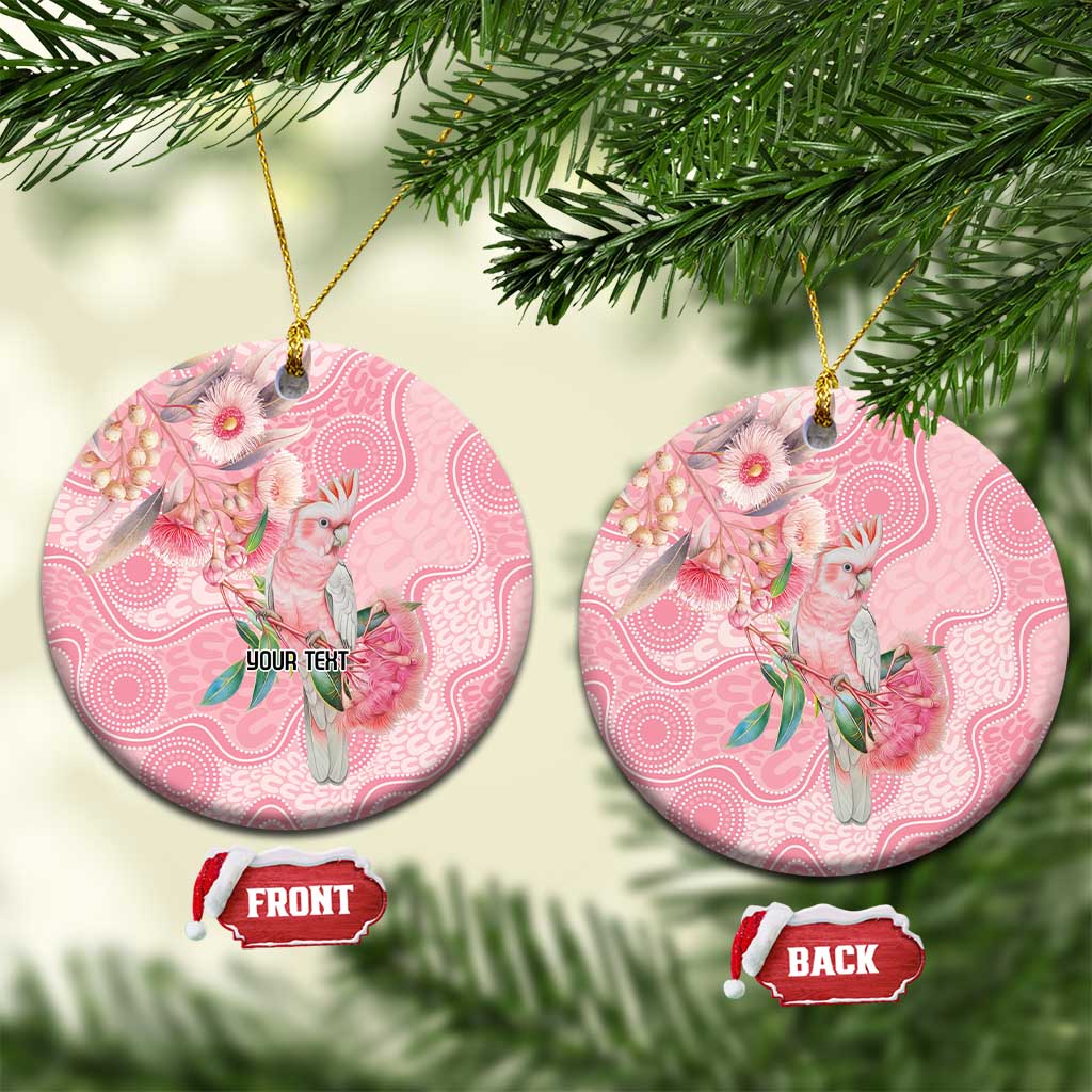 Personalized Pink Galah Fight for Hope and Healing Ceramic Ornament Australia’s Breast Cancer Awareness - Aussie Hoodie
