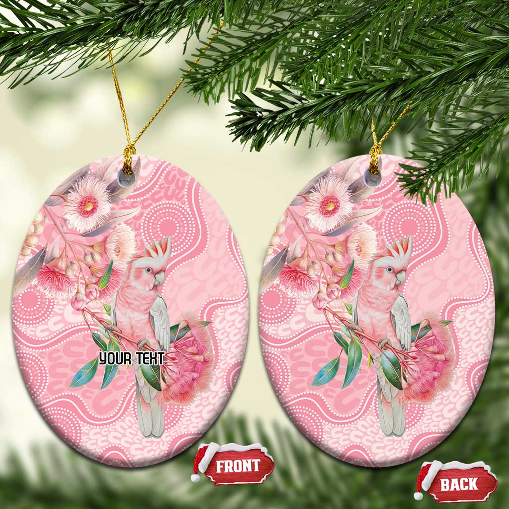 Personalized Pink Galah Fight for Hope and Healing Ceramic Ornament Australia’s Breast Cancer Awareness - Aussie Hoodie