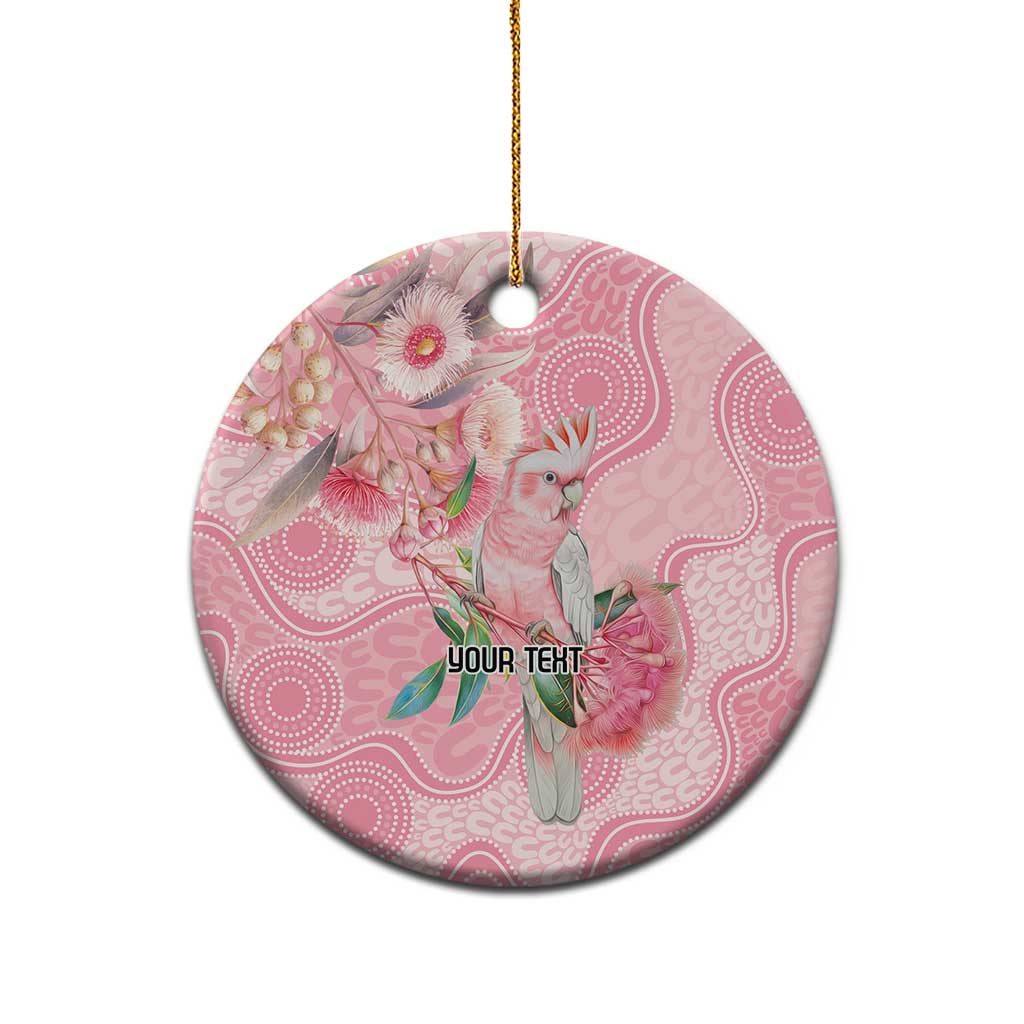 Personalized Pink Galah Fight for Hope and Healing Ceramic Ornament Australia’s Breast Cancer Awareness - Aussie Hoodie
