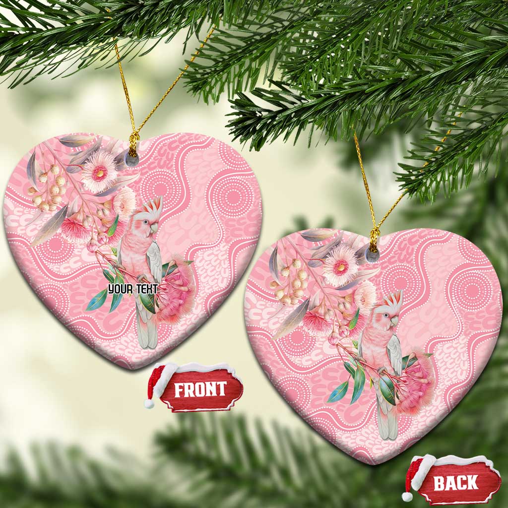 Personalized Pink Galah Fight for Hope and Healing Ceramic Ornament Australia’s Breast Cancer Awareness - Aussie Hoodie