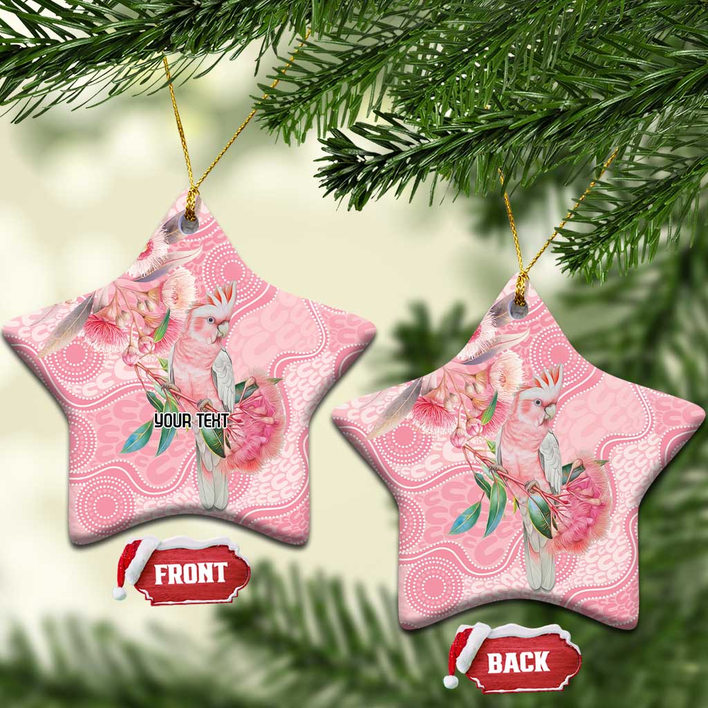 Personalized Pink Galah Fight for Hope and Healing Ceramic Ornament Australia’s Breast Cancer Awareness - Aussie Hoodie