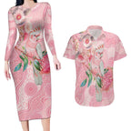 Personalized Pink Galah Fight for Hope and Healing Couples Matching Long Sleeve Bodycon Dress and Hawaiian Shirt Australia’s Breast Cancer Awareness - Aussie Hoodie