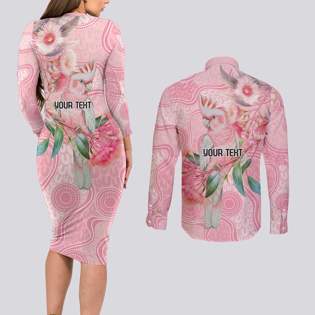 Personalized Pink Galah Fight for Hope and Healing Couples Matching Long Sleeve Bodycon Dress and Long Sleeve Button Shirt Australia’s Breast Cancer Awareness - Aussie Hoodie