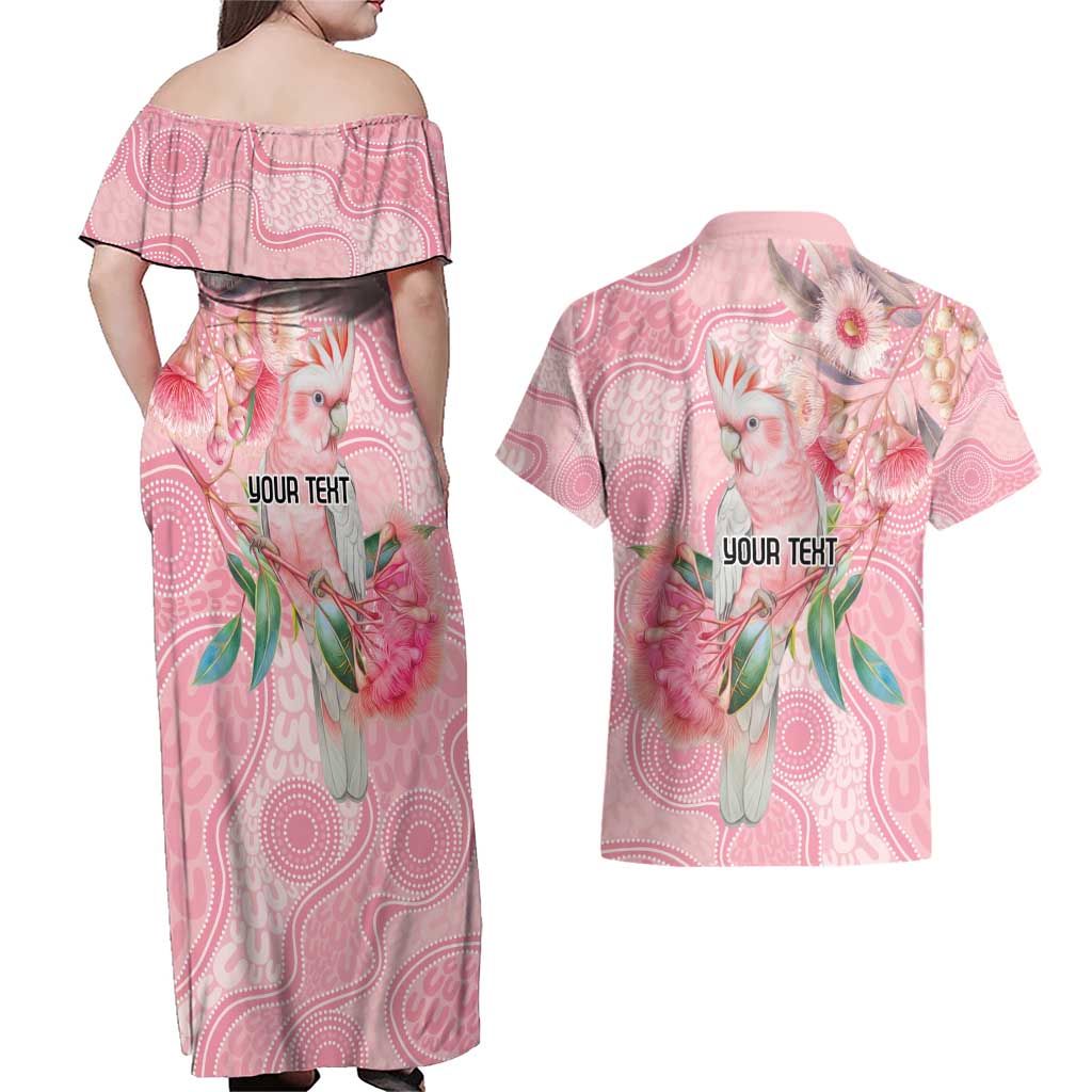 Personalized Pink Galah Fight for Hope and Healing Couples Matching Off Shoulder Maxi Dress and Hawaiian Shirt Australia’s Breast Cancer Awareness - Aussie Hoodie