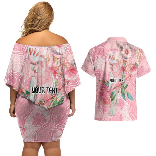 Personalized Pink Galah Fight for Hope and Healing Couples Matching Off Shoulder Short Dress and Hawaiian Shirt Australia’s Breast Cancer Awareness - Aussie Hoodie