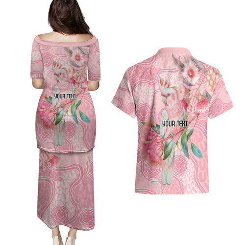 Personalized Pink Galah Fight for Hope and Healing Couples Matching Puletasi and Hawaiian Shirt Australia’s Breast Cancer Awareness - Aussie Hoodie