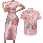 Personalized Pink Galah Fight for Hope and Healing Couples Matching Short Sleeve Bodycon Dress and Hawaiian Shirt Australia’s Breast Cancer Awareness - Aussie Hoodie