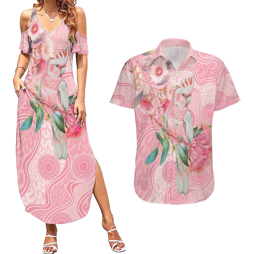 Personalized Pink Galah Fight for Hope and Healing Couples Matching Summer Maxi Dress and Hawaiian Shirt Australia’s Breast Cancer Awareness - Aussie Hoodie