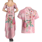 Personalized Pink Galah Fight for Hope and Healing Couples Matching Summer Maxi Dress and Hawaiian Shirt Australia’s Breast Cancer Awareness - Aussie Hoodie