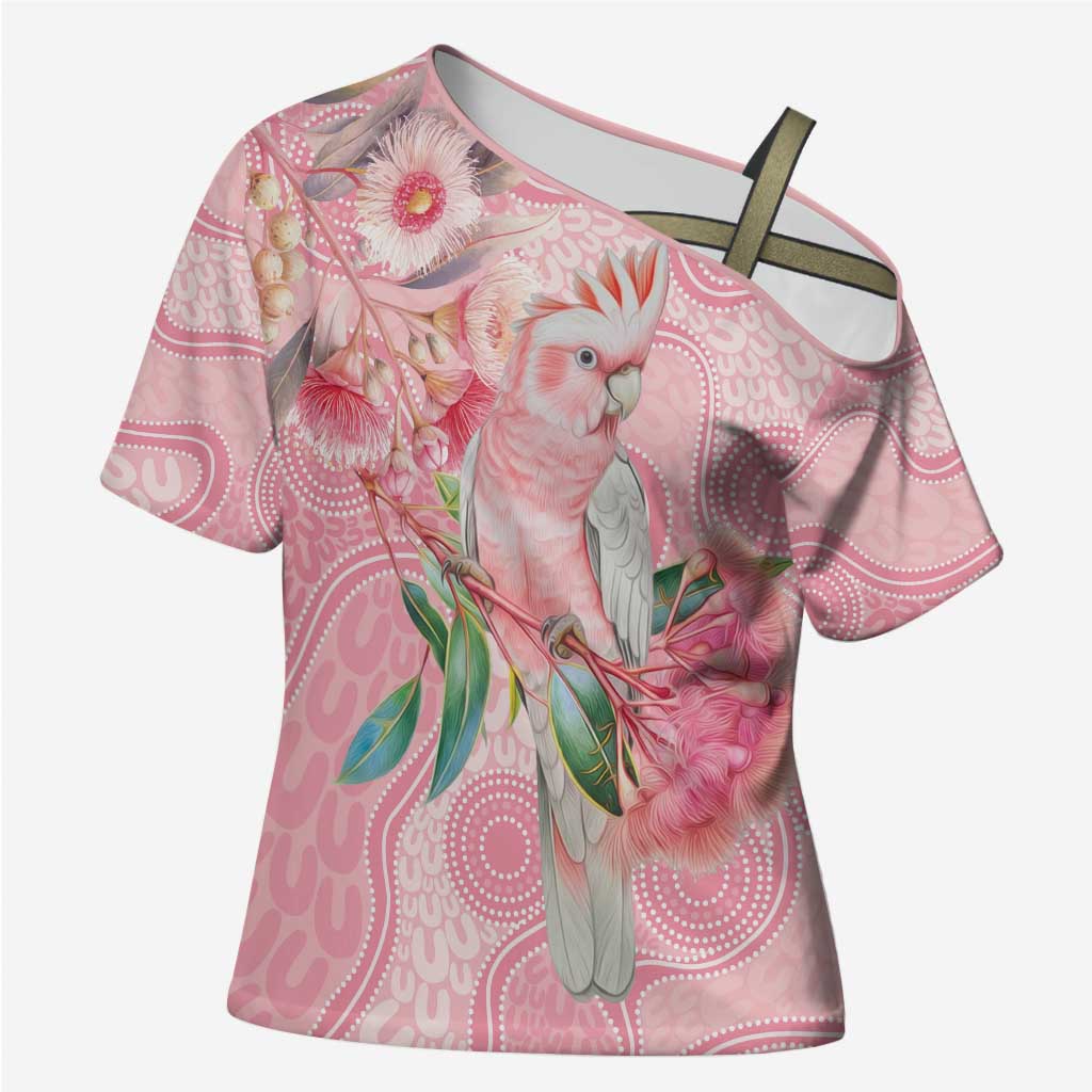 Personalized Pink Galah Fight for Hope and Healing Cross Shoulder Shirt Australia’s Breast Cancer Awareness - Aussie Hoodie
