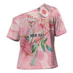 Personalized Pink Galah Fight for Hope and Healing Cross Shoulder Shirt Australia’s Breast Cancer Awareness - Aussie Hoodie