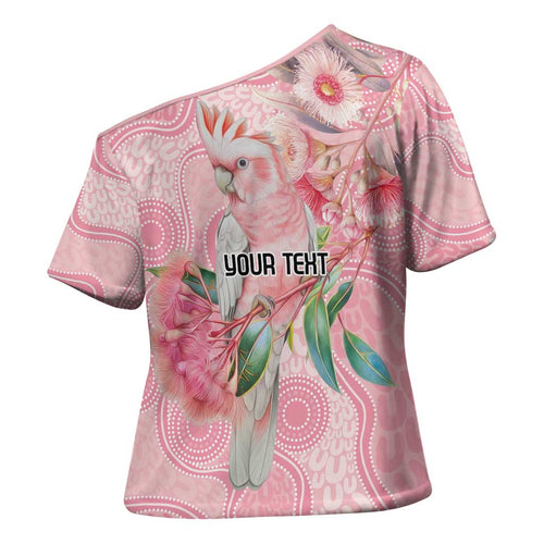 Personalized Pink Galah Fight for Hope and Healing Cross Shoulder Shirt Australia’s Breast Cancer Awareness - Aussie Hoodie