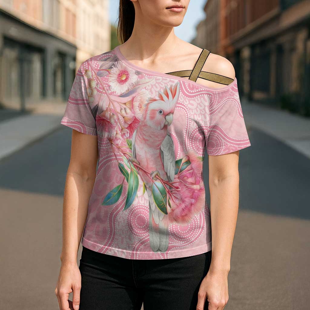 Personalized Pink Galah Fight for Hope and Healing Cross Shoulder Shirt Australia’s Breast Cancer Awareness - Aussie Hoodie