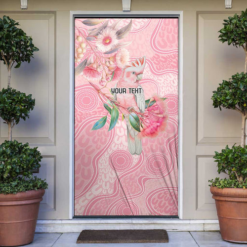 Personalized Pink Galah Fight for Hope and Healing Door Cover Australia’s Breast Cancer Awareness - Aussie Hoodie