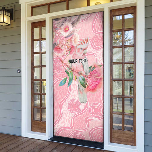 Personalized Pink Galah Fight for Hope and Healing Door Cover Australia’s Breast Cancer Awareness - Aussie Hoodie