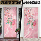 Personalized Pink Galah Fight for Hope and Healing Door Cover Australia’s Breast Cancer Awareness - Aussie Hoodie