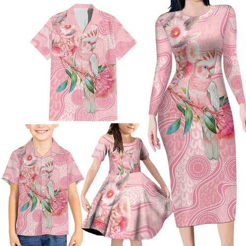 Personalized Pink Galah Fight for Hope and Healing Family Matching Long Sleeve Bodycon Dress and Hawaiian Shirt Australia’s Breast Cancer Awareness - Aussie Hoodie