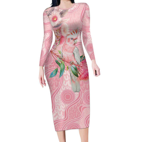 Personalized Pink Galah Fight for Hope and Healing Family Matching Long Sleeve Bodycon Dress and Hawaiian Shirt Australia’s Breast Cancer Awareness - Aussie Hoodie