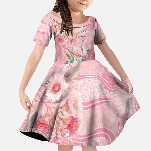 Personalized Pink Galah Fight for Hope and Healing Family Matching Mermaid Dress and Hawaiian Shirt Australia’s Breast Cancer Awareness - Aussie Hoodie