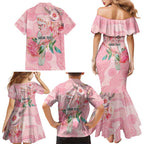 Personalized Pink Galah Fight for Hope and Healing Family Matching Mermaid Dress and Hawaiian Shirt Australia’s Breast Cancer Awareness - Aussie Hoodie