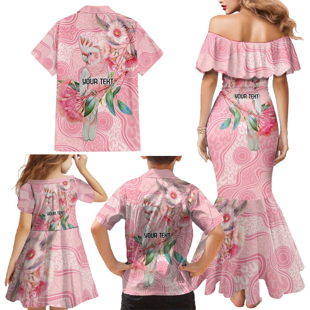 Personalized Pink Galah Fight for Hope and Healing Family Matching Mermaid Dress and Hawaiian Shirt Australia’s Breast Cancer Awareness - Aussie Hoodie