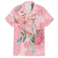 Personalized Pink Galah Fight for Hope and Healing Family Matching Off The Shoulder Long Sleeve Dress and Hawaiian Shirt Australia’s Breast Cancer Awareness - Aussie Hoodie