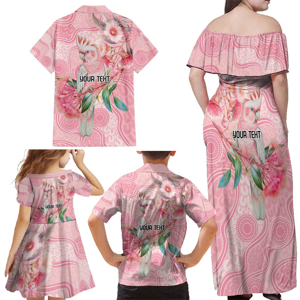 Personalized Pink Galah Fight for Hope and Healing Family Matching Off Shoulder Maxi Dress and Hawaiian Shirt Australia’s Breast Cancer Awareness - Aussie Hoodie
