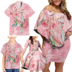 Personalized Pink Galah Fight for Hope and Healing Family Matching Off Shoulder Short Dress and Hawaiian Shirt Australia’s Breast Cancer Awareness - Aussie Hoodie