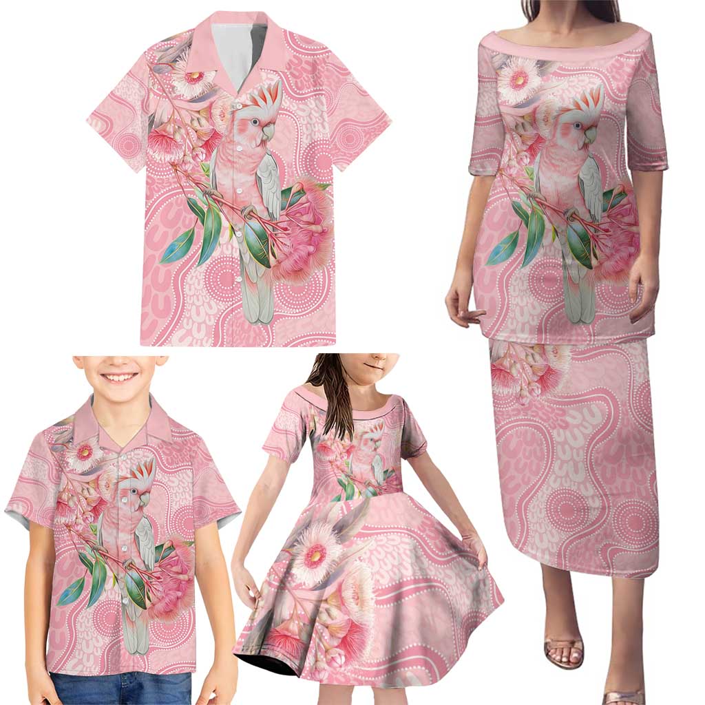 Personalized Pink Galah Fight for Hope and Healing Family Matching Puletasi and Hawaiian Shirt Australia’s Breast Cancer Awareness - Aussie Hoodie