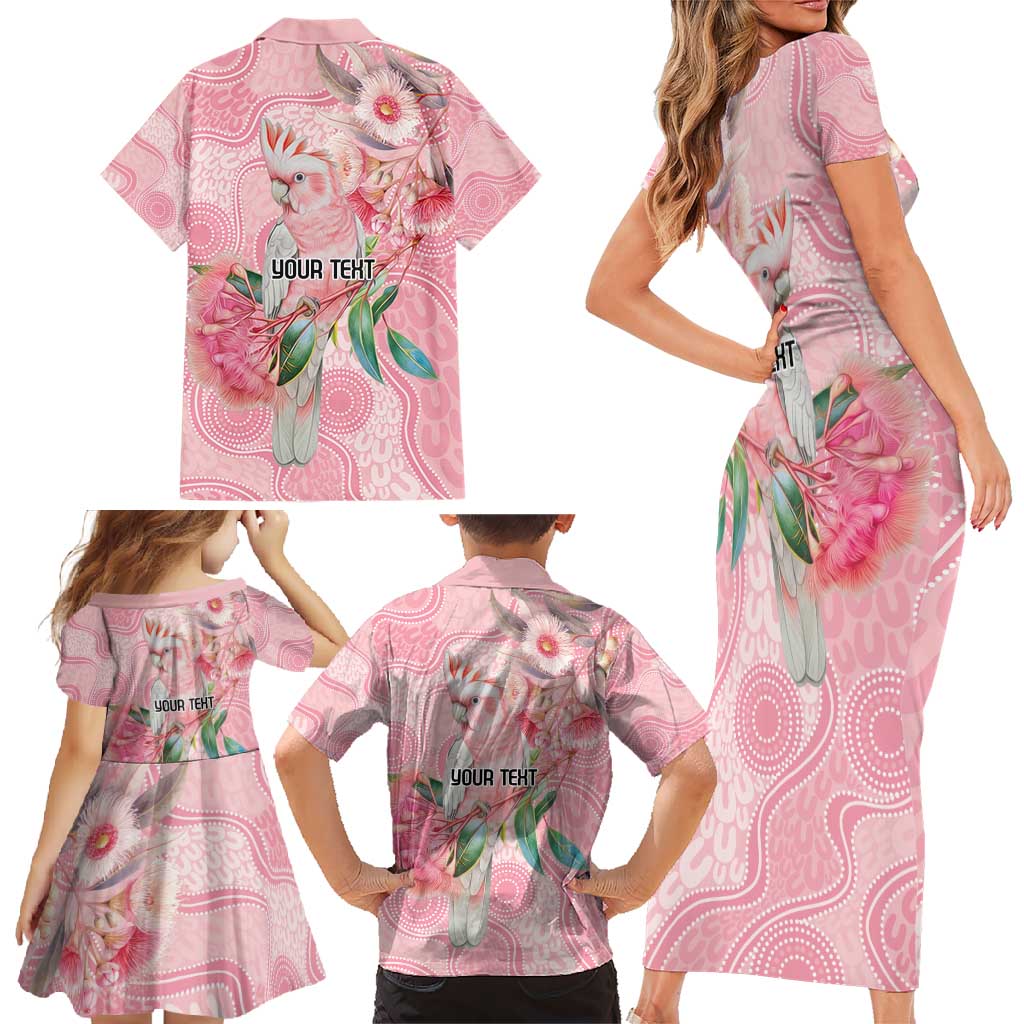 Personalized Pink Galah Fight for Hope and Healing Family Matching Short Sleeve Bodycon Dress and Hawaiian Shirt Australia’s Breast Cancer Awareness - Aussie Hoodie