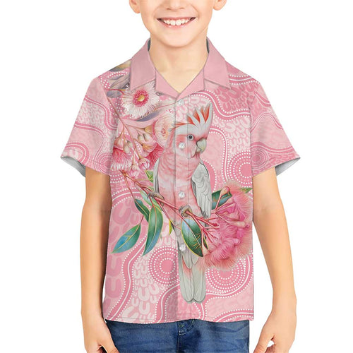 Personalized Pink Galah Fight for Hope and Healing Family Matching Short Sleeve Bodycon Dress and Hawaiian Shirt Australia’s Breast Cancer Awareness - Aussie Hoodie