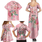 Personalized Pink Galah Fight for Hope and Healing Family Matching Summer Maxi Dress and Hawaiian Shirt Australia’s Breast Cancer Awareness - Aussie Hoodie