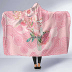 Personalized Pink Galah Fight for Hope and Healing Hooded Blanket Australia’s Breast Cancer Awareness - Aussie Hoodie