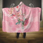 Personalized Pink Galah Fight for Hope and Healing Hooded Blanket Australia’s Breast Cancer Awareness - Aussie Hoodie