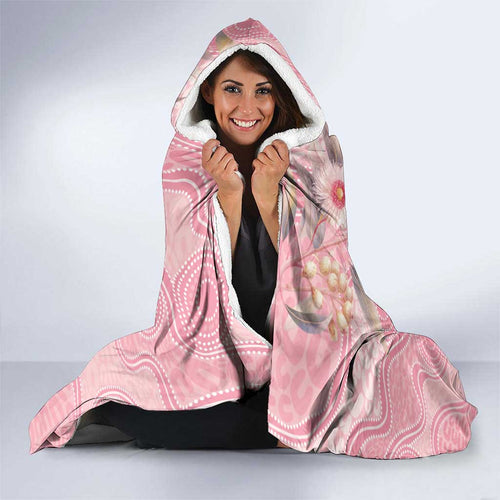 Personalized Pink Galah Fight for Hope and Healing Hooded Blanket Australia’s Breast Cancer Awareness - Aussie Hoodie